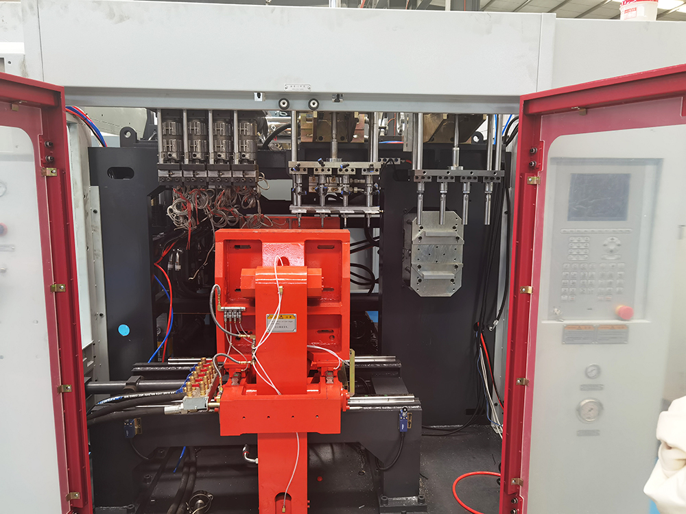 What should I do if static electricity is generated during the production of blow molded products?