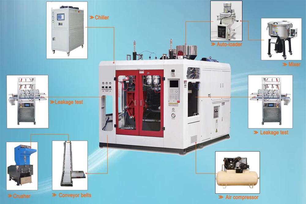1 2 3 ltr half 1/2 gallon oz hdpe plastic milk bottle jug extrusion blow mould make machine for 100ml 200ml yogurt bottle