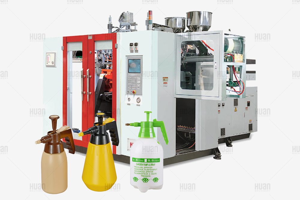 1000ml 1500ml 2000ml 3000ml Plastic Hdpe Pe Watering Can Pe Garden Spray Kettle Container Extrusion Blow Molding Make Machine