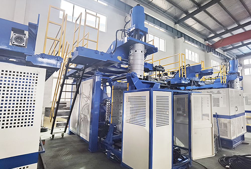 What are the consequences of the high temperature of the automatic plastic extrusion blow molding machine?