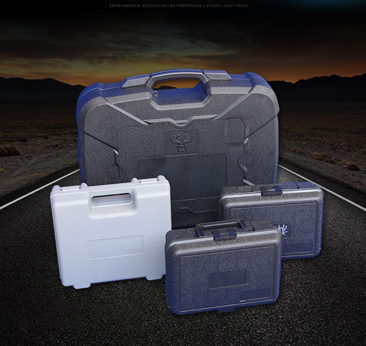 ODM OEM Double Layers Hard Plastic Handling Carrying Tool Box Case
